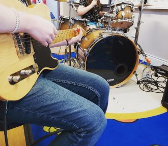 Free entertainment from music students during Ballina Salmon Festival